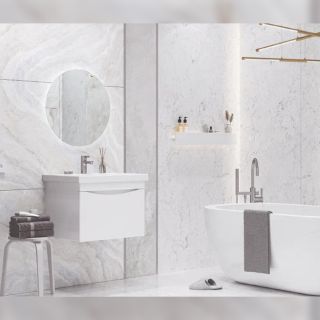 Тумба под раковину подвесная Velvex Vizo tpVIZ.60.1Y-21, 60 см